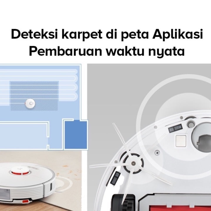 Roborock S7 Robot Vacuum Cleaner Auto Mengepel Vacum Smart Penyedot Debu