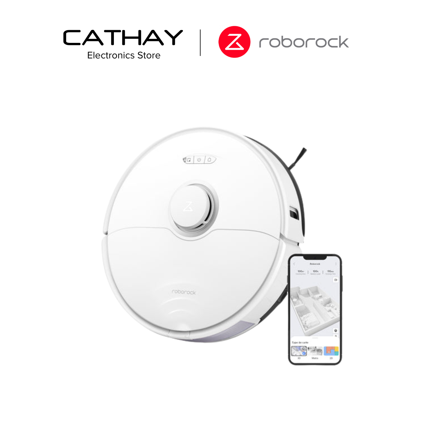 Roborock S8 Robot Vacuum Sapu Pel Vakum Penyedot Debu HyperForce 6000Pa UltraSonic Mop & Brush