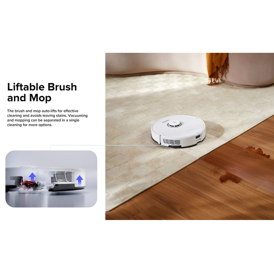 Roborock S8 Robot Vacuum Sapu Pel Vakum Penyedot Debu HyperForce 6000Pa UltraSonic Mop & Brush