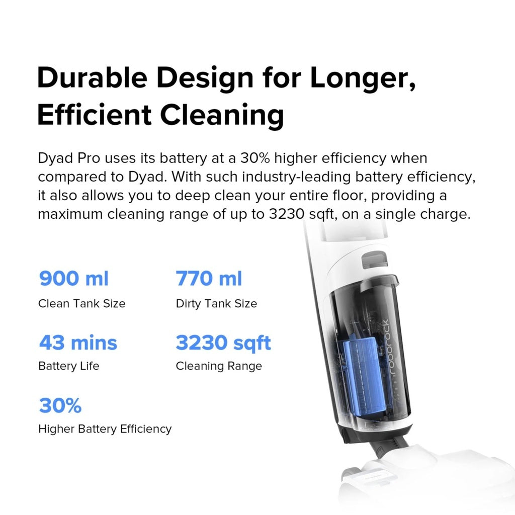 Roborock Dyad Pro Wet Dry Cordless Vacuum Cleaner Ngepel Vacum Cleaner and Floor Washer